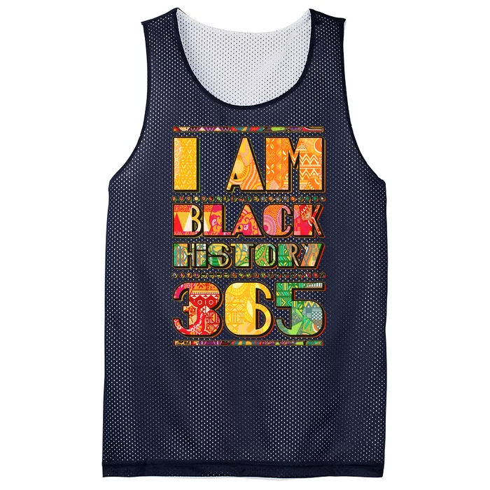 I Am Black History 365 Mesh Reversible Basketball Jersey Tank