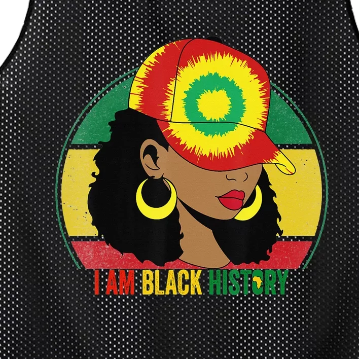 I Am Black Woman Melanin Africa Pride History BHM Mesh Reversible Basketball Jersey Tank