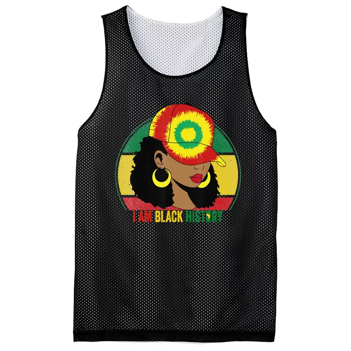 I Am Black Woman Melanin Africa Pride History BHM Mesh Reversible Basketball Jersey Tank