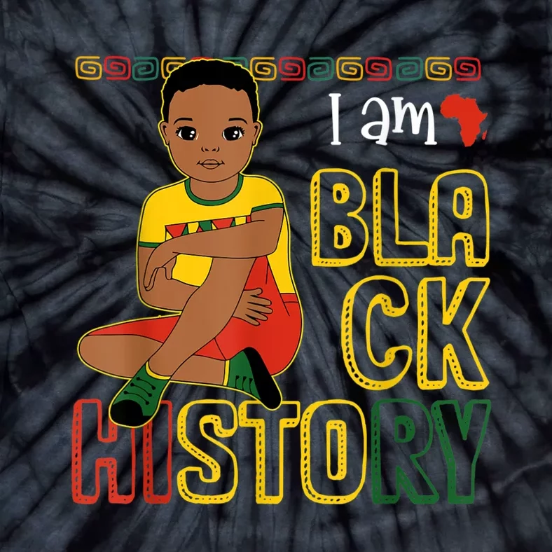 I Am Black History Month African American King Tie-Dye T-Shirt