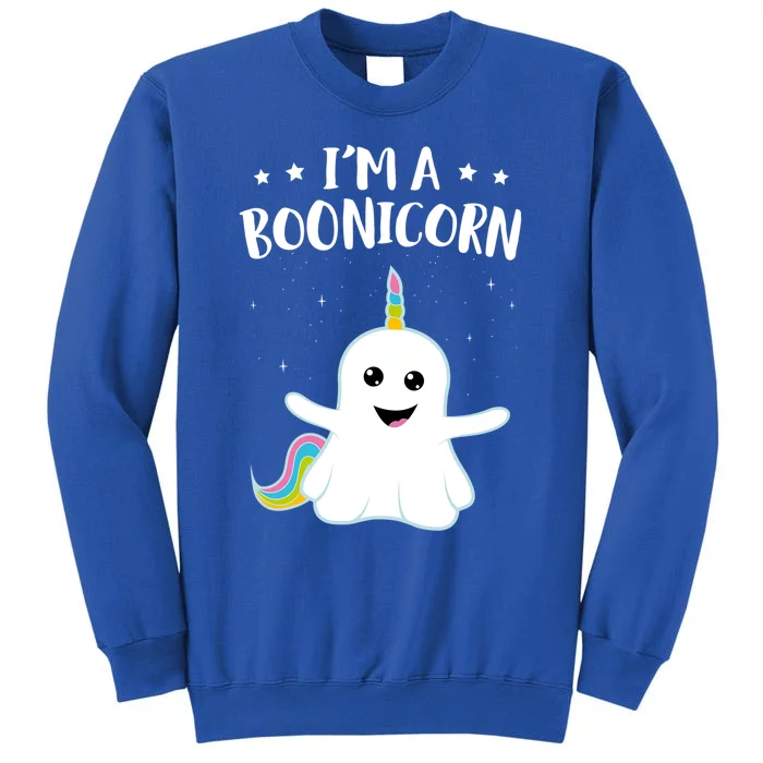 Im A Boonicorn Gift Unicorn Ghost Funny Halloween Gift Tall Sweatshirt