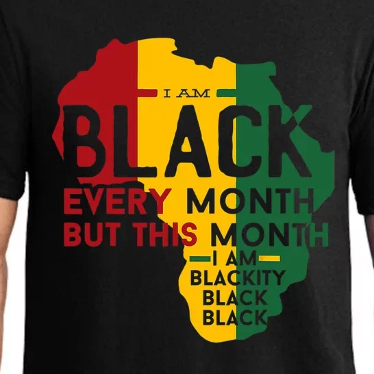 I Am Black History Month Afro African Pride Gift Pajama Set