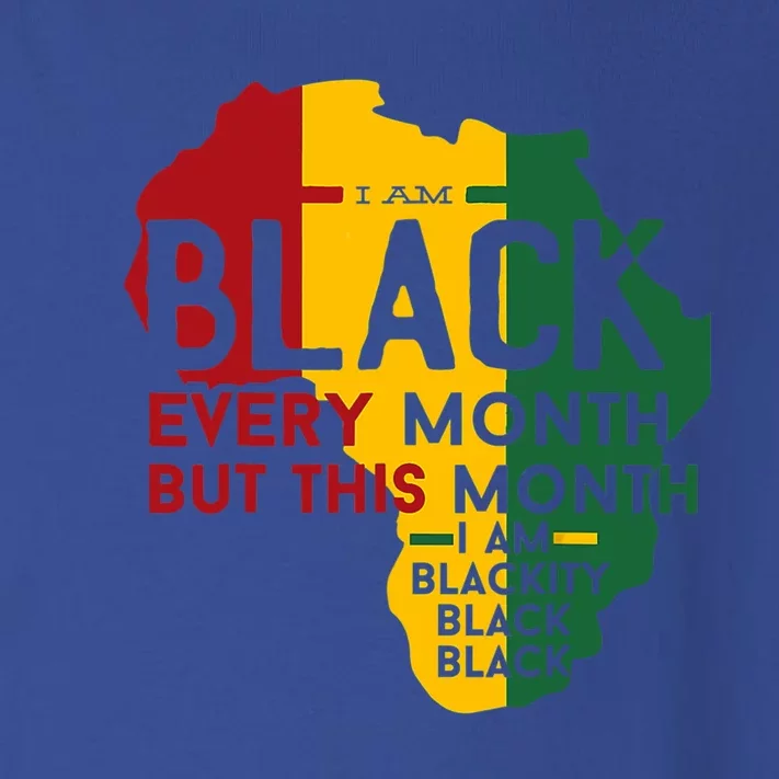 I Am Black History Month Afro African Pride Gift Toddler Long Sleeve Shirt