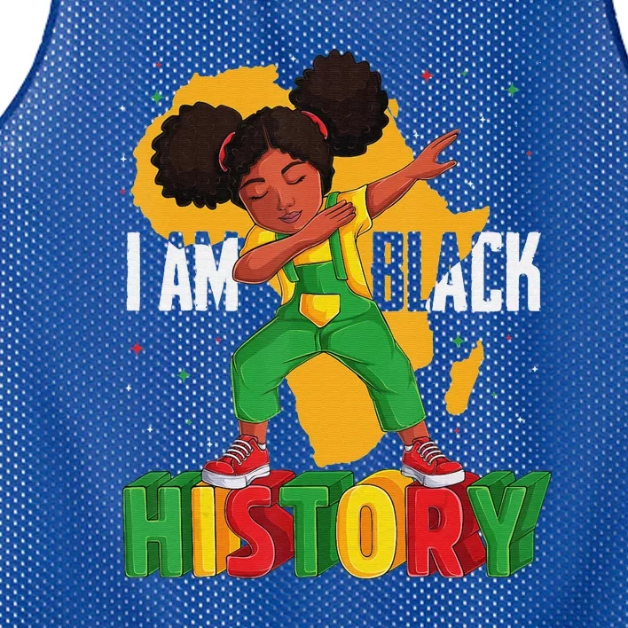 I Am Black History Women Black History Month Mesh Reversible Basketball Jersey Tank