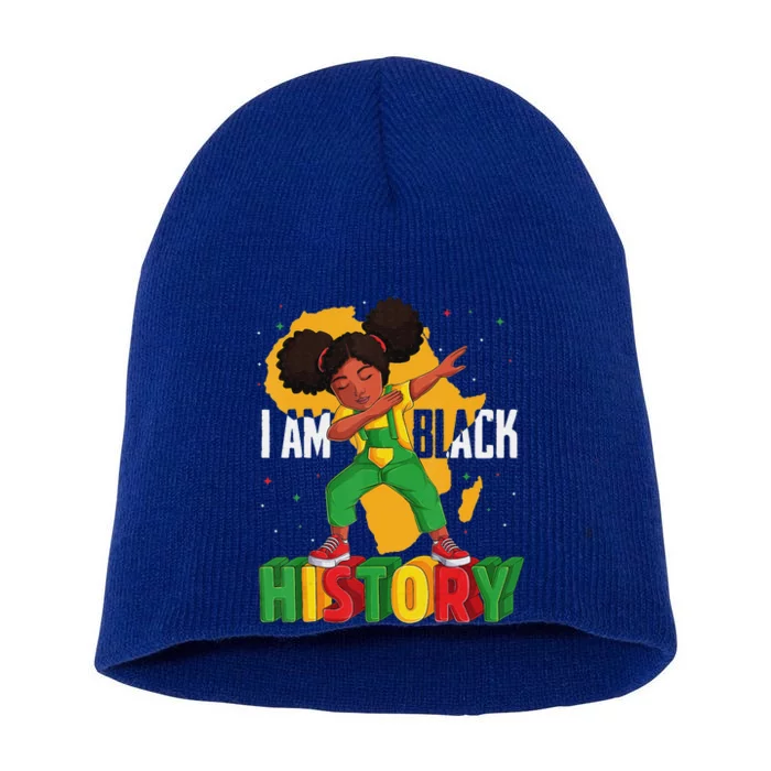 I Am Black History Women Black History Month Short Acrylic Beanie