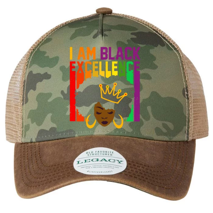 I Am Black Excellence Legacy Tie Dye Trucker Hat