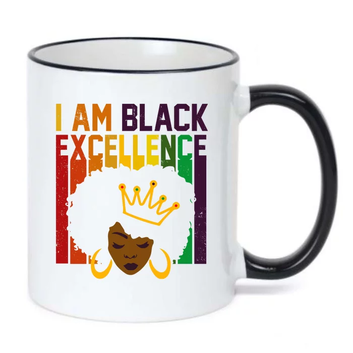 I Am Black Excellence Black Color Changing Mug