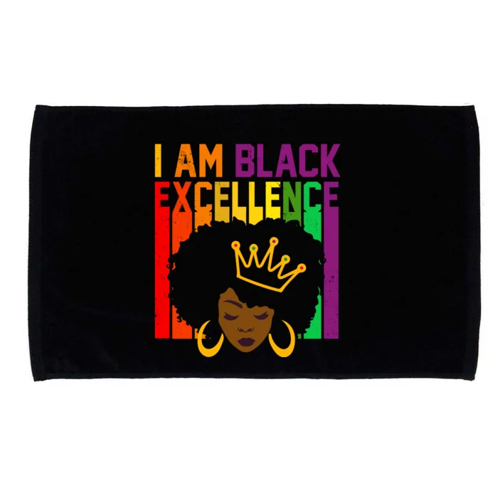 I Am Black Excellence Microfiber Hand Towel