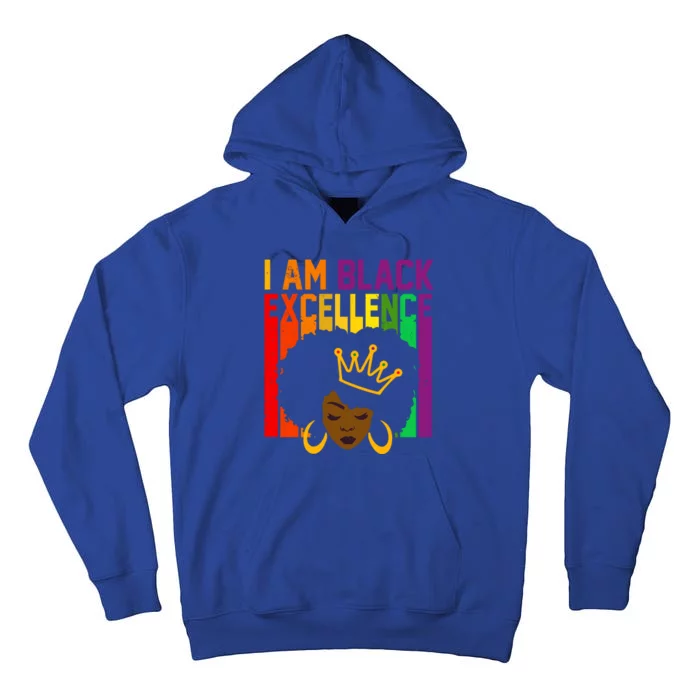 I Am Black Excellence Tall Hoodie