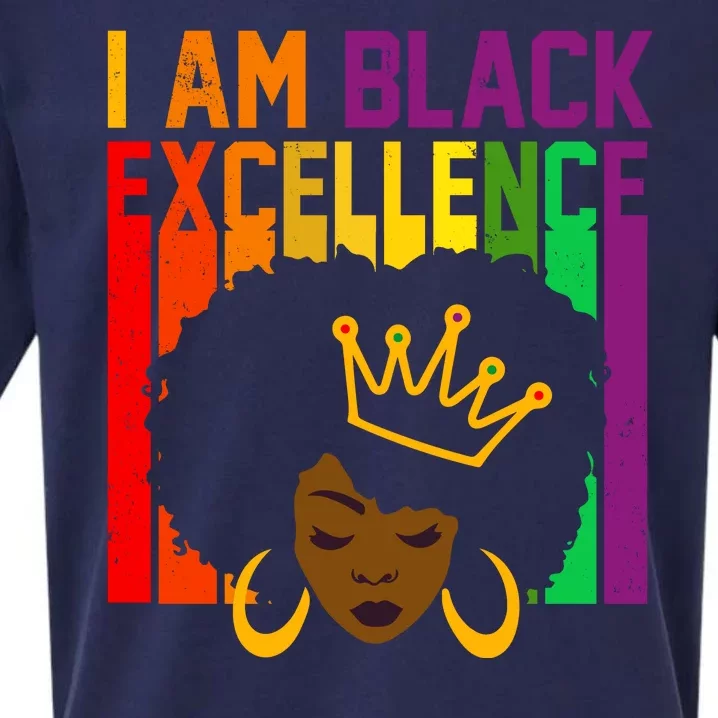 I Am Black Excellence Sueded Cloud Jersey T-Shirt