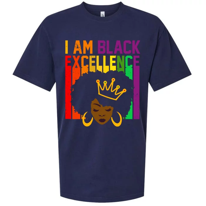 I Am Black Excellence Sueded Cloud Jersey T-Shirt