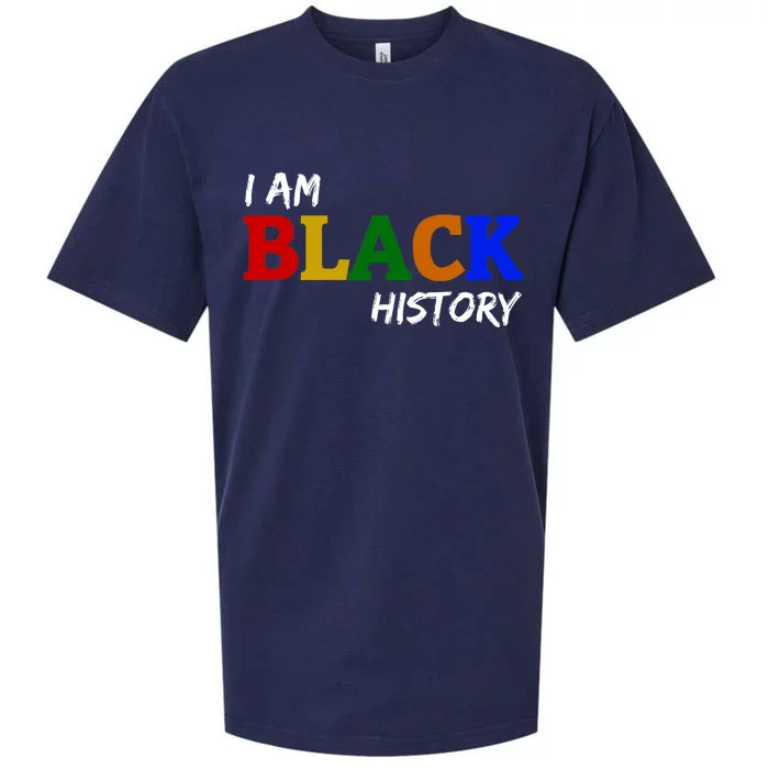 I Am Black History , Black History Month Sueded Cloud Jersey T-Shirt