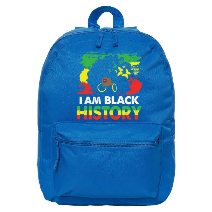 I Am Black History Month African American Cute Gift 16 in Basic Backpack