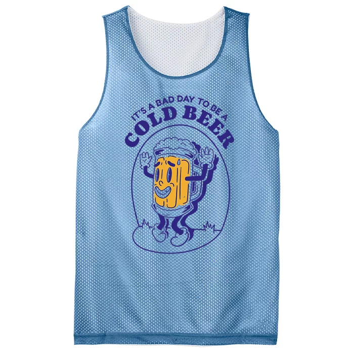 Its A B.A.D. Day To Be A Beer Funny Drinking Beer Mesh Reversible Basketball Jersey Tank