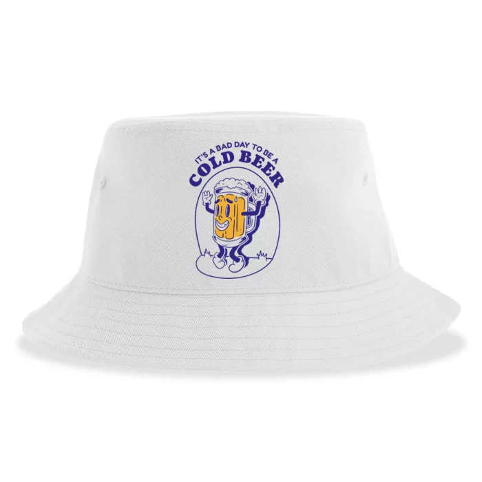 Its A B.A.D. Day To Be A Beer Funny Drinking Beer Sustainable Bucket Hat