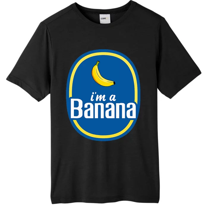 IM A Banana Costume Halloween Fruit Sticker Yellow ChromaSoft Performance T-Shirt