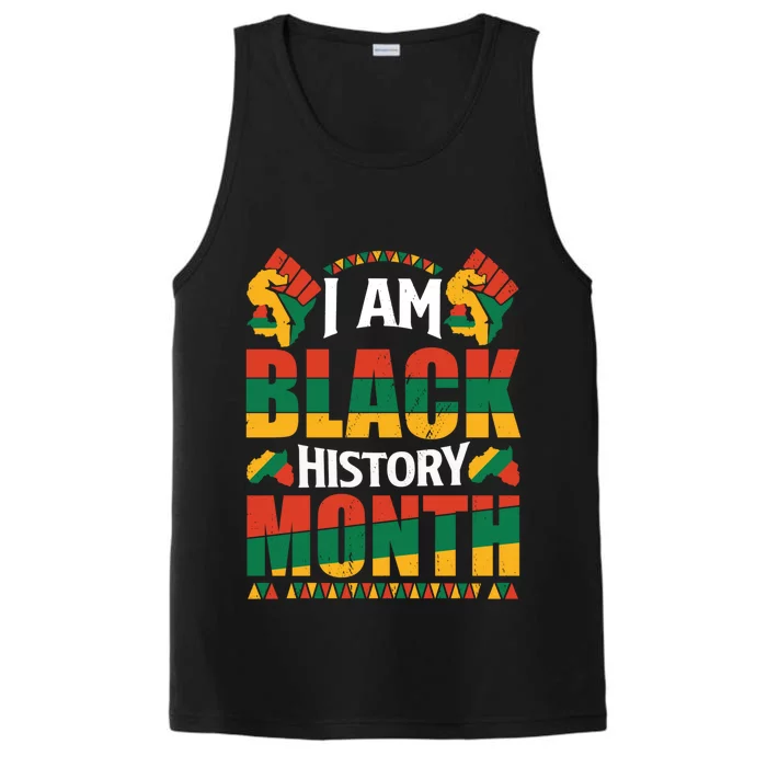 I Am Black History Month Gift Performance Tank