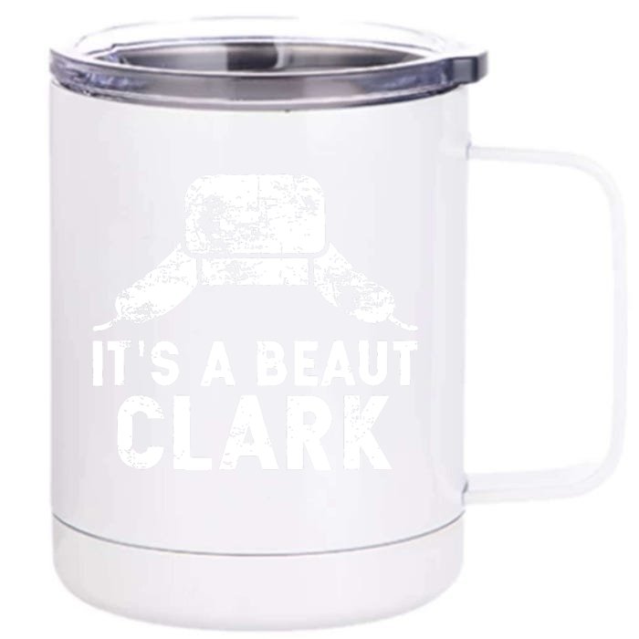 It's A Beaut Clark Christmas Front & Back 12oz Stainless Steel Tumbler Cup