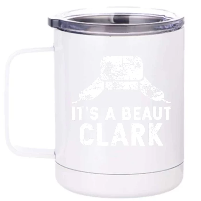 It's A Beaut Clark Christmas Front & Back 12oz Stainless Steel Tumbler Cup