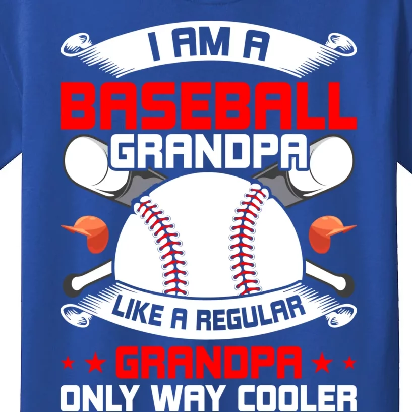 I'm A Baseball Grandpa Baseball Lover Funny Gift Kids T-Shirt