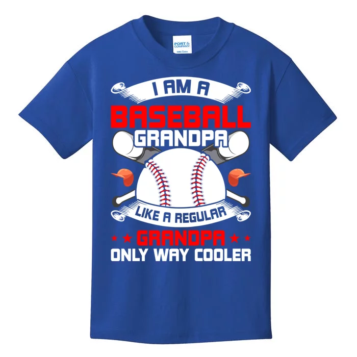 I'm A Baseball Grandpa Baseball Lover Funny Gift Kids T-Shirt