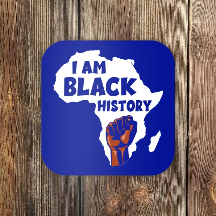 I Am Black History Month Juneteenth African Melanin Blm Gift Coaster