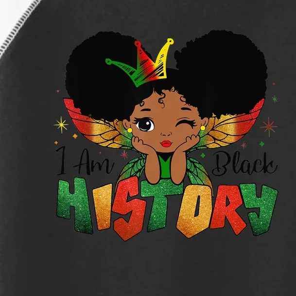 I Am Black History Month African American Queen Toddler Fine Jersey T-Shirt