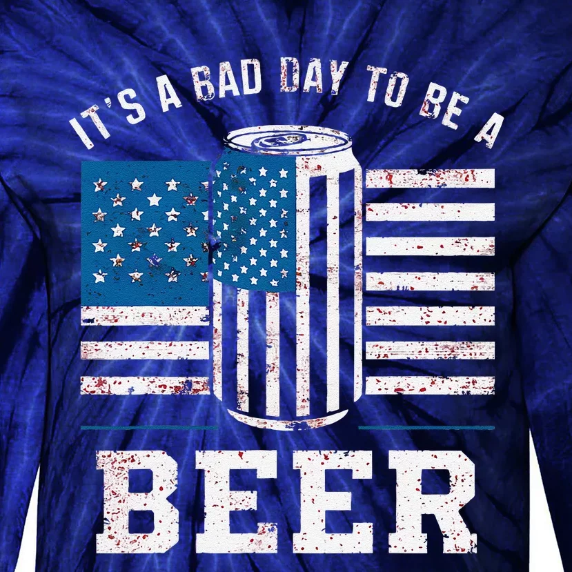 Its A Bad Day To Be A Bee.R Red Tie-Dye Long Sleeve Shirt