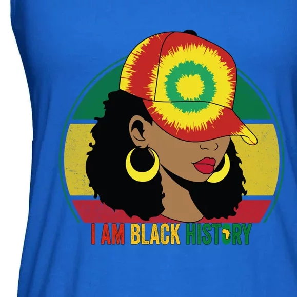 I Am Black History Black Queen Month History Meaningful Gift Ladies Essential Flowy Tank