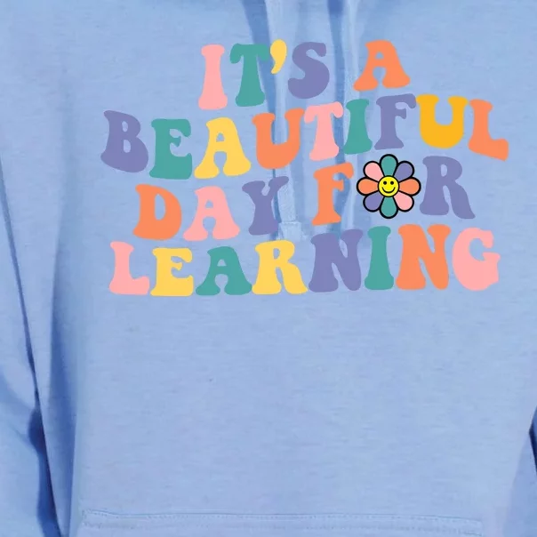 It's A Beautiful Day For Learning Back To School Retro Unisex Surf Hoodie