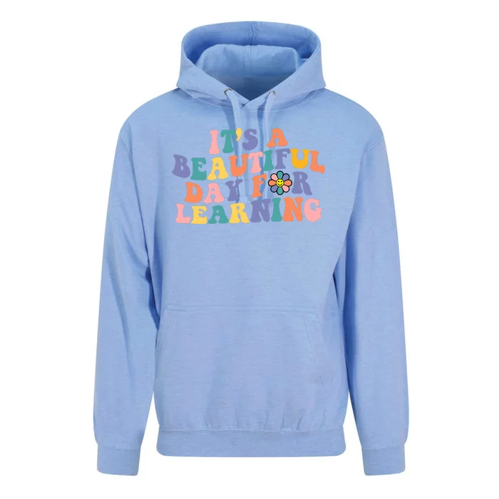 It's A Beautiful Day For Learning Back To School Retro Unisex Surf Hoodie