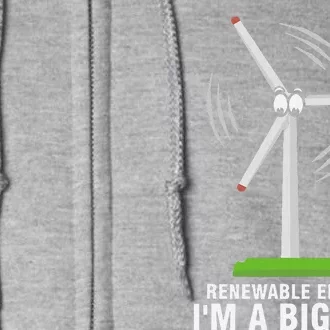 I'm A Big Fan Renewable Energy Wind Mill Earth Day Full Zip Hoodie