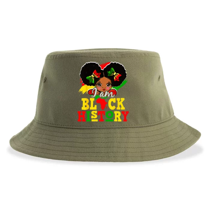 I Am Black History Month African American Sustainable Bucket Hat