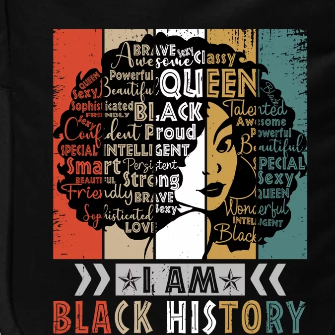 I Am Black History Month Juneteenth Melanin African Gift Impact Tech Backpack