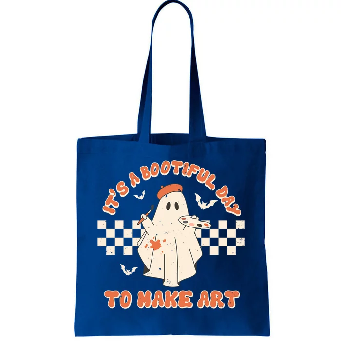 Its A Bootiful Day To Make Art Halloween Art Teacher Meaningful Gift Tote Bag