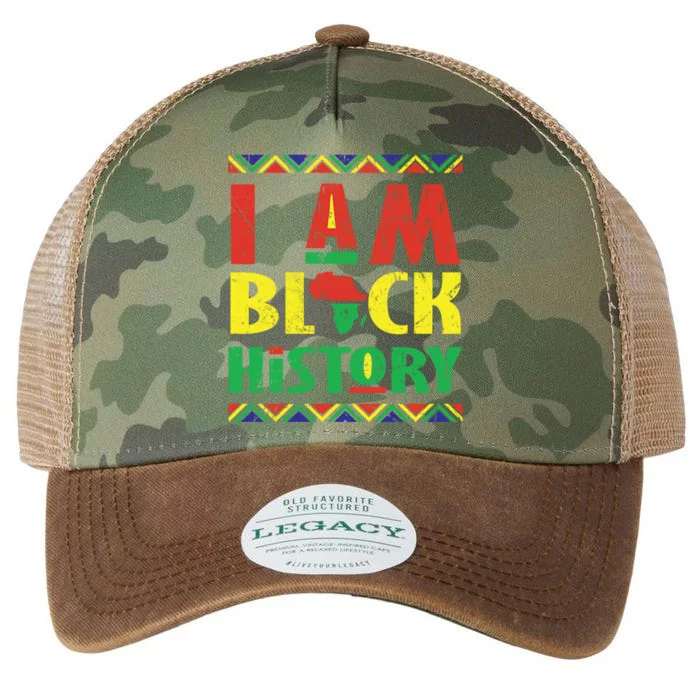 I Am Black History African American Pride Legacy Tie Dye Trucker Hat