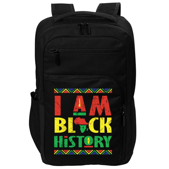 I Am Black History African American Pride Impact Tech Backpack