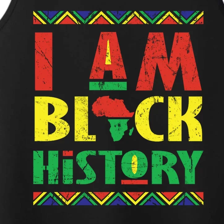 I Am Black History African American Pride Performance Tank