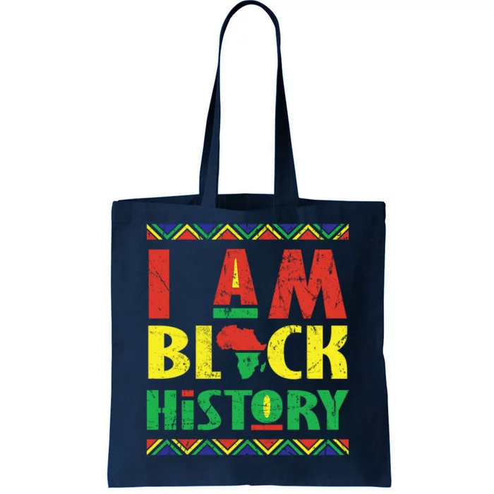 I Am Black History African American Pride Tote Bag