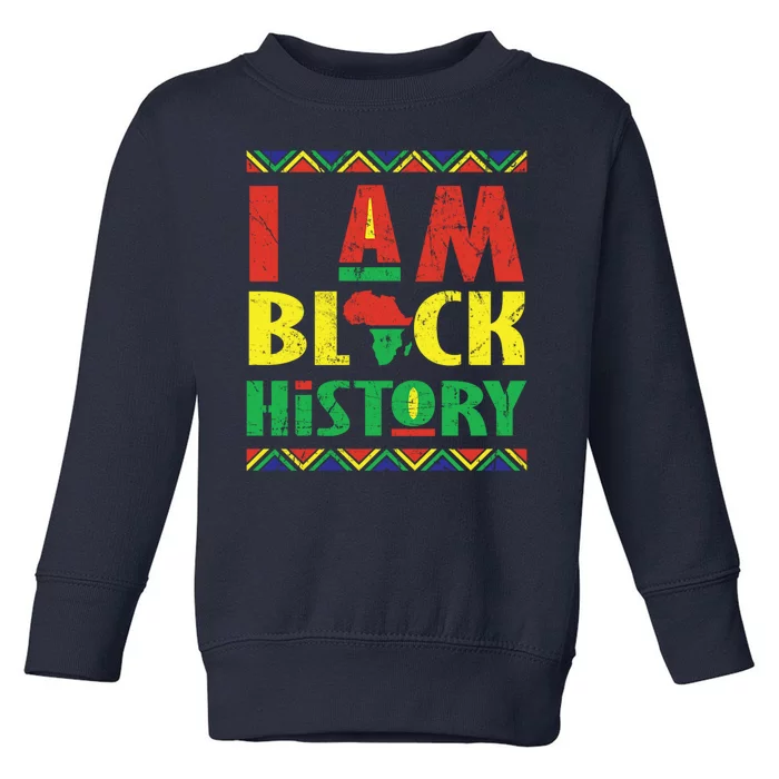 I Am Black History African American Pride Toddler Sweatshirt