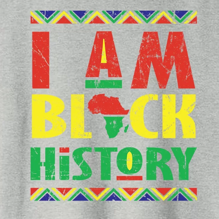 I Am Black History African American Pride Women's Crop Top Tee