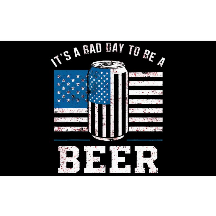 Its A B.A.D. .D.A.Y To Be A Beer Red Bumper Sticker