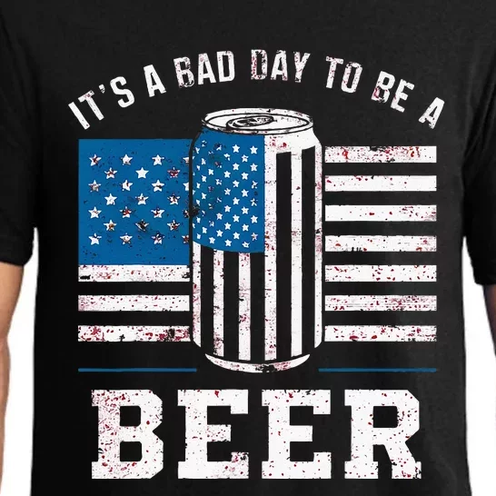 Its A B.A.D. .D.A.Y To Be A Beer Red Pajama Set