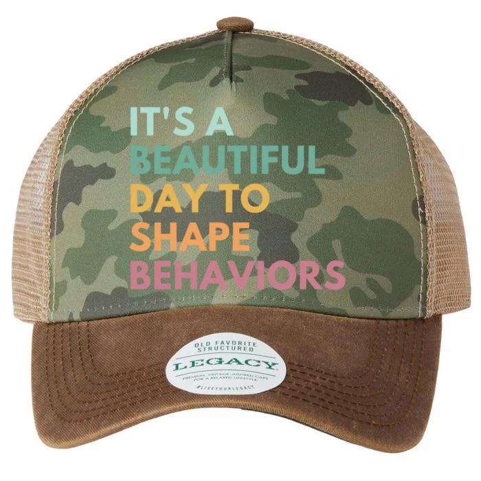 It's A Beautiful Day To Shape Behaviors Meaningful Gift Legacy Tie Dye Trucker Hat