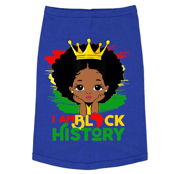 I Am Black History Month Queen African American Cute Gift Doggie Tank