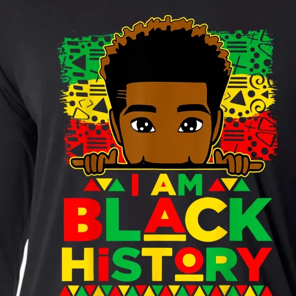 I Am Black History Month African American Cooling Performance Long Sleeve Crew