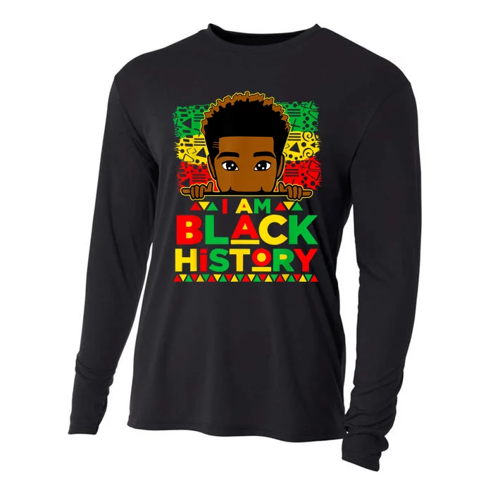 I Am Black History Month African American Cooling Performance Long Sleeve Crew