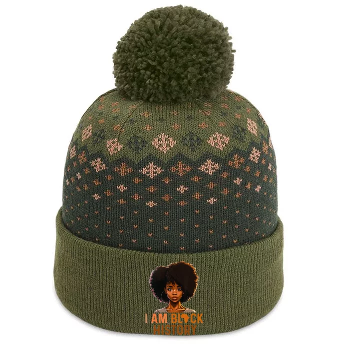 I Am Black History Melanin Black History Month The Baniff Cuffed Pom Beanie