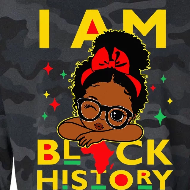 I Am Black History Cropped Pullover Crew