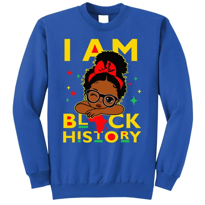 I Am Black History Tall Sweatshirt